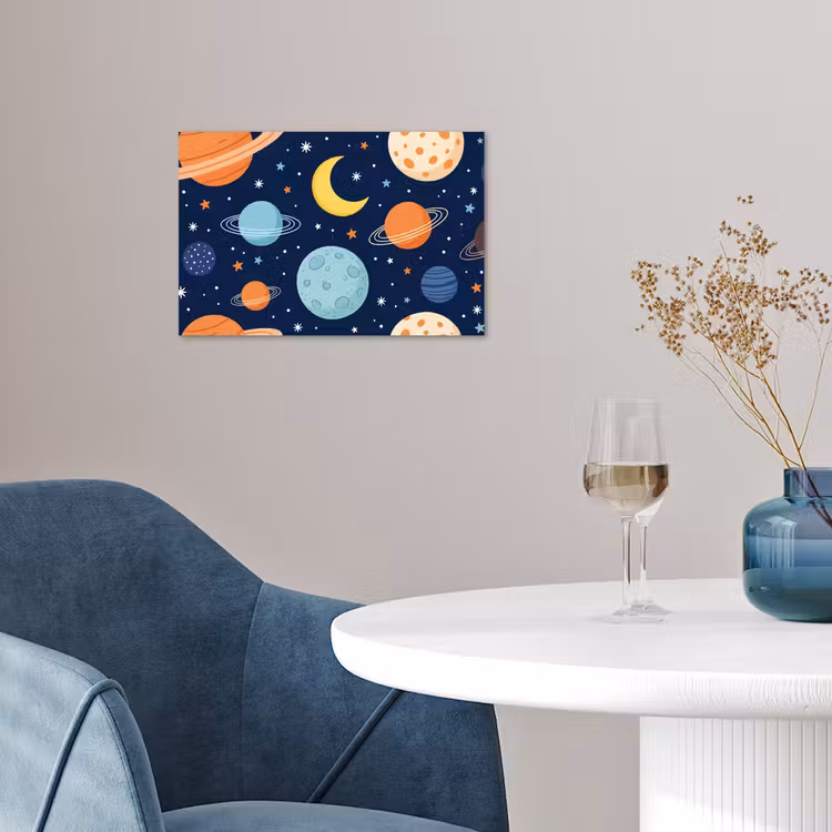 Poster - Ruimte - Planeten - Kleurrijk — 4