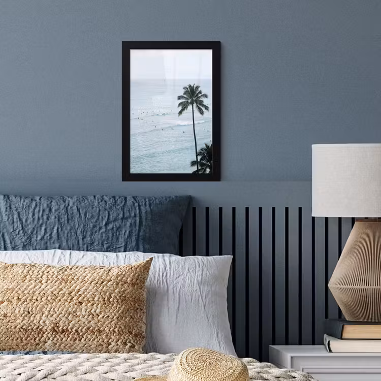 Poster met lijst - Oceaan - Palmbomen - Surfers — 4