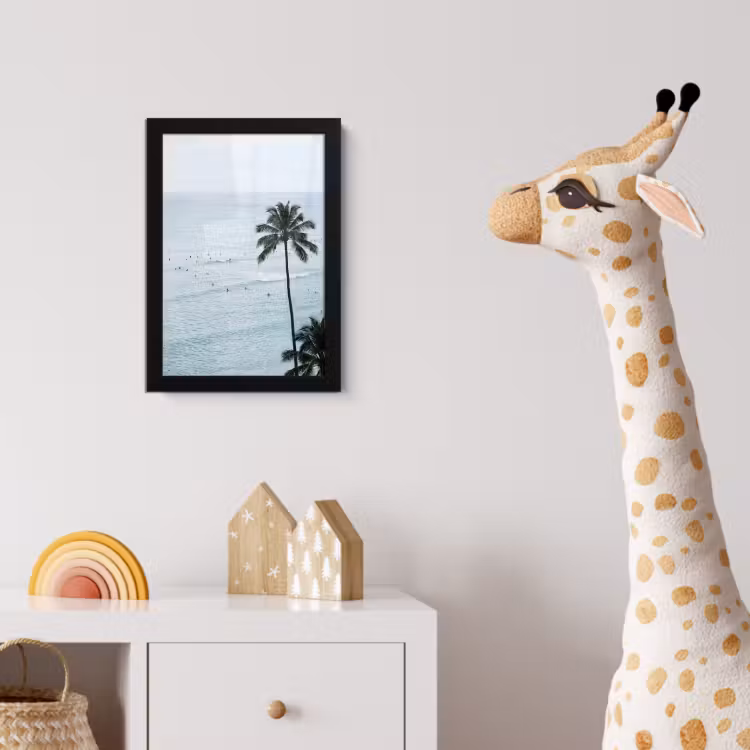 Poster met lijst - Oceaan - Palmbomen - Surfers — 5