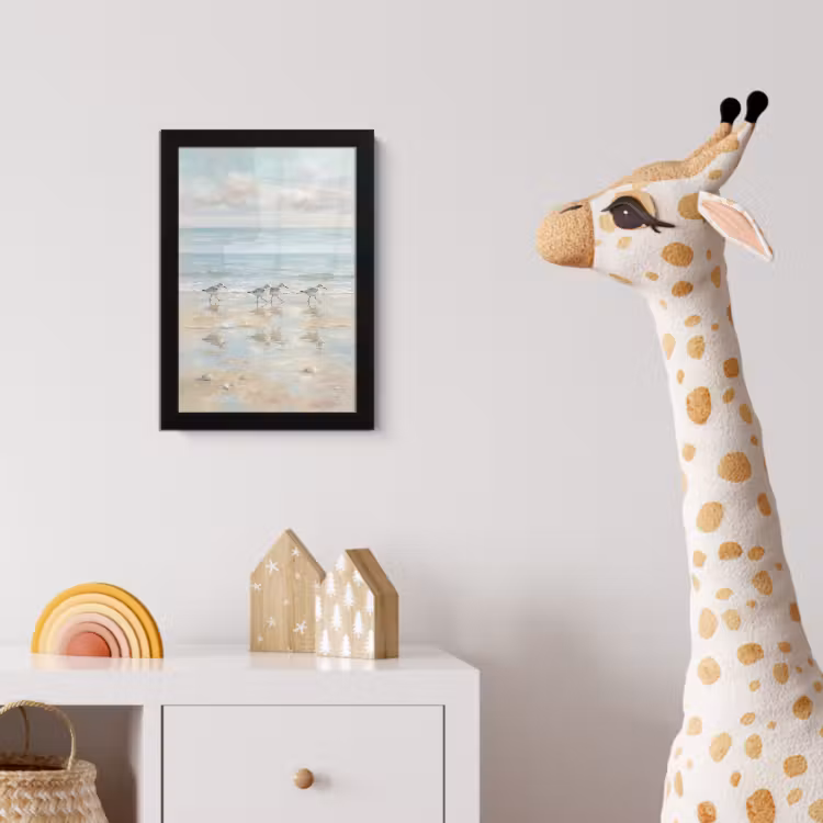 Poster met lijst - Vogels - Strand - Zee — 5