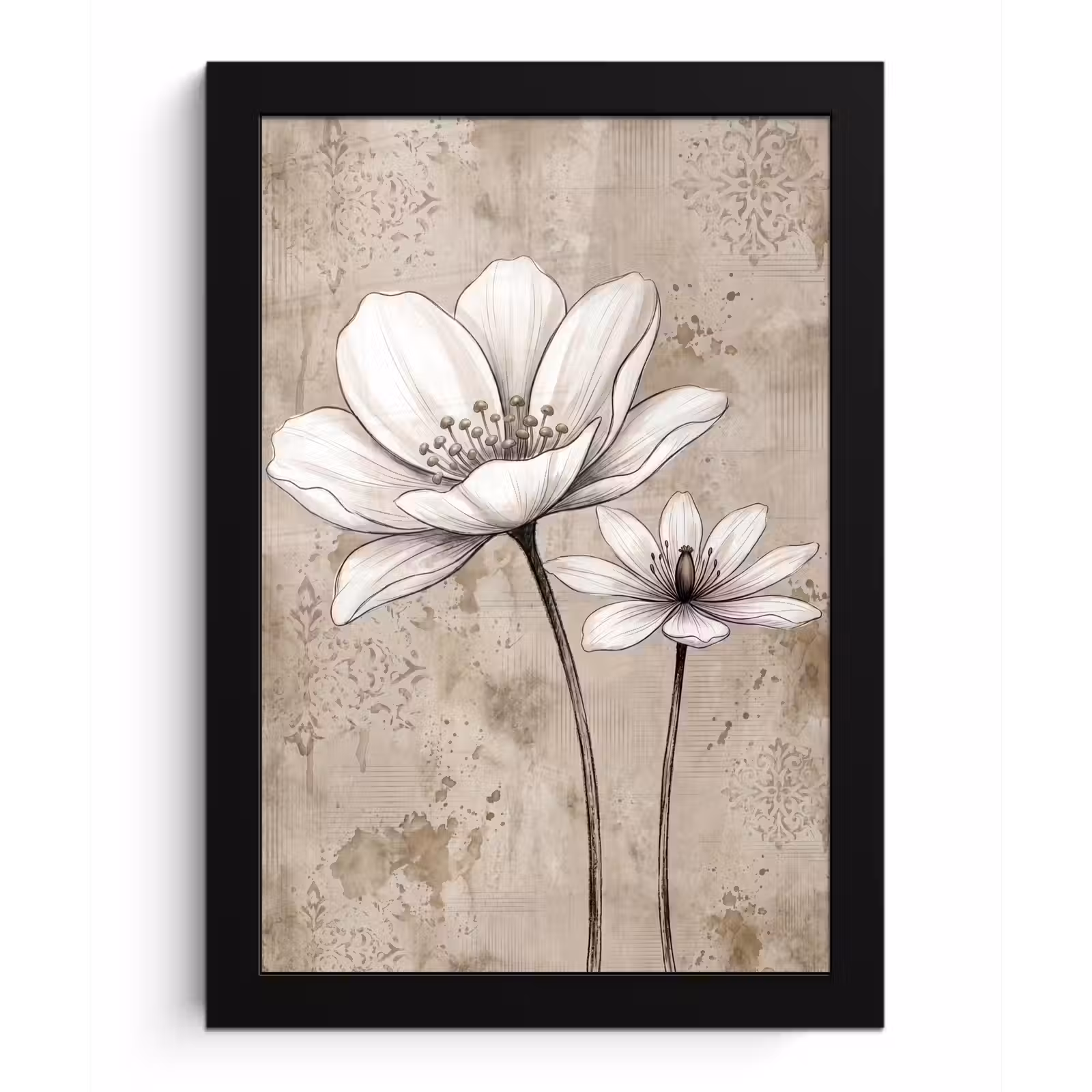 Poster met lijst - Modern - Design - Wit — 1