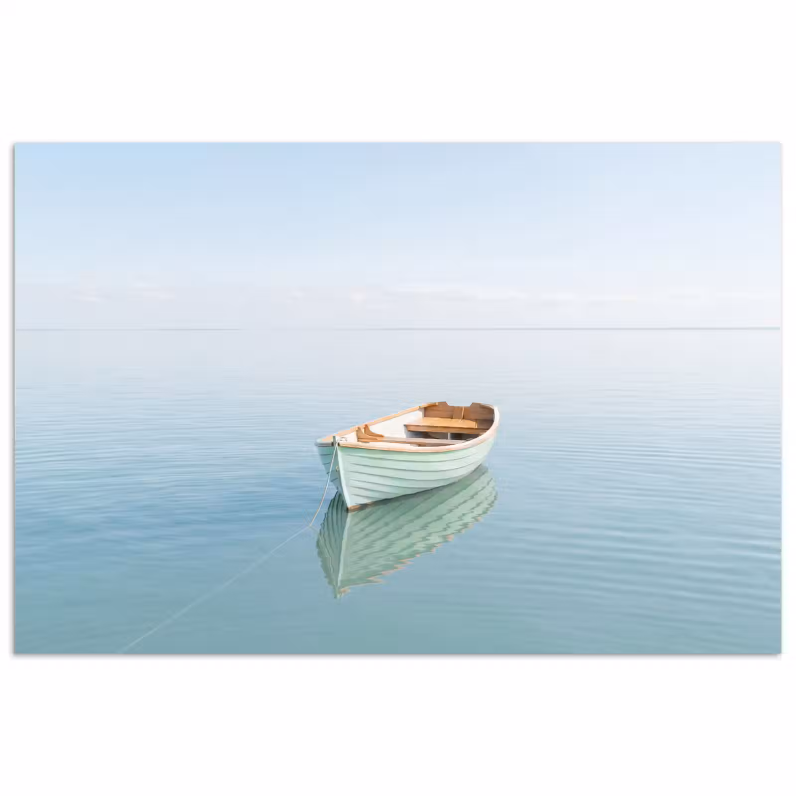 Poster - Minimalistisch - Boot - Zee — 1