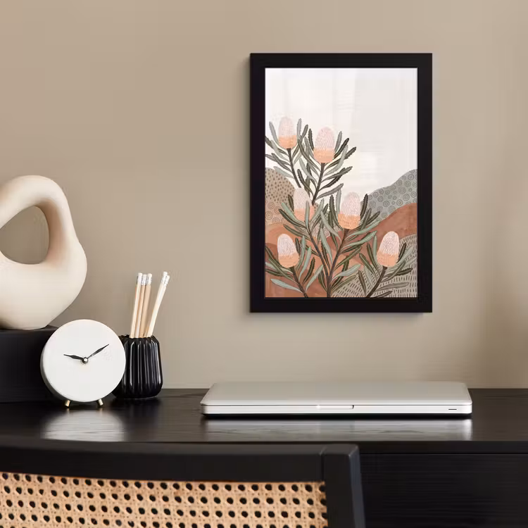 Poster met lijst - Modern - Heuvels - Terracotta — 3