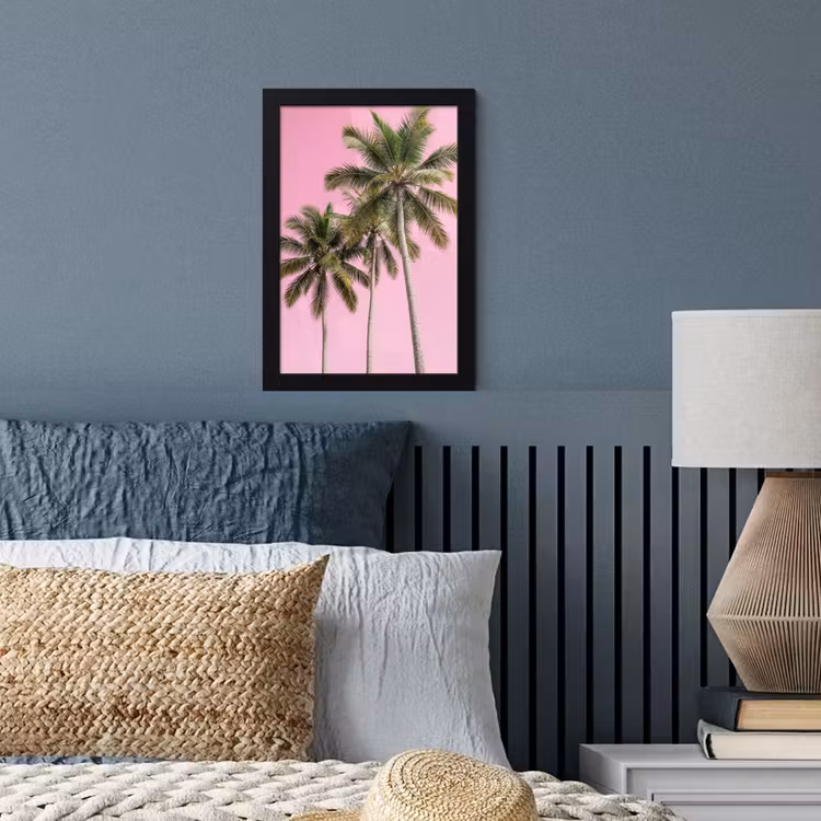 Poster met lijst - Palmboom - Tropisch - Pink — 4