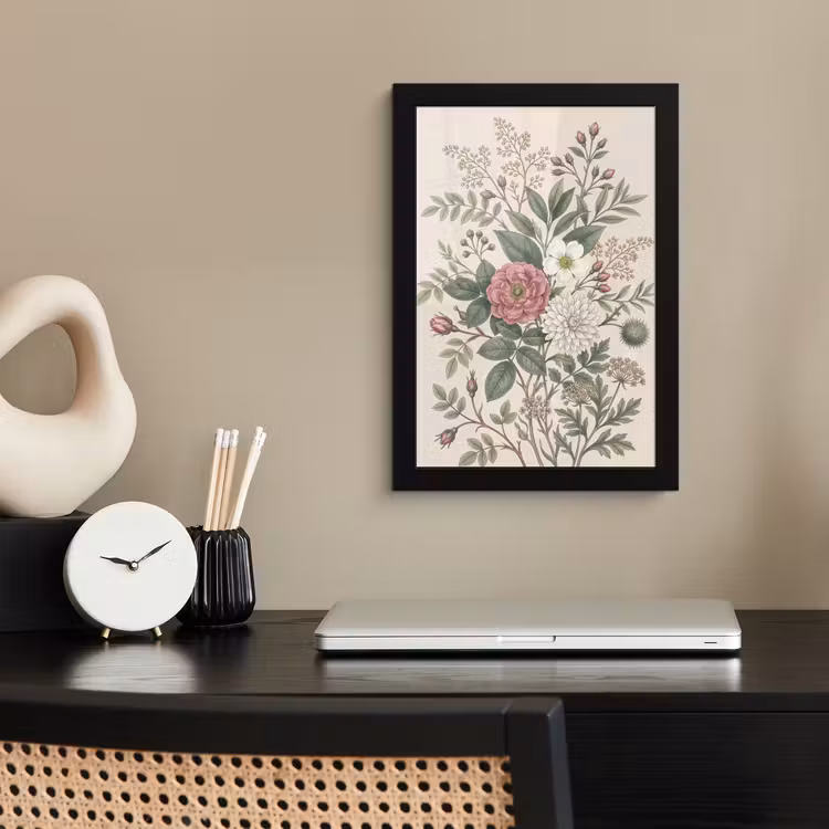 Poster met lijst - Romantisch - Design - Kleurrijk — 3