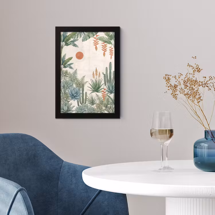 Poster met lijst - Woestijn - Planten - Groen — 2
