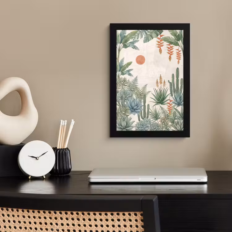 Poster met lijst - Woestijn - Planten - Groen — 3