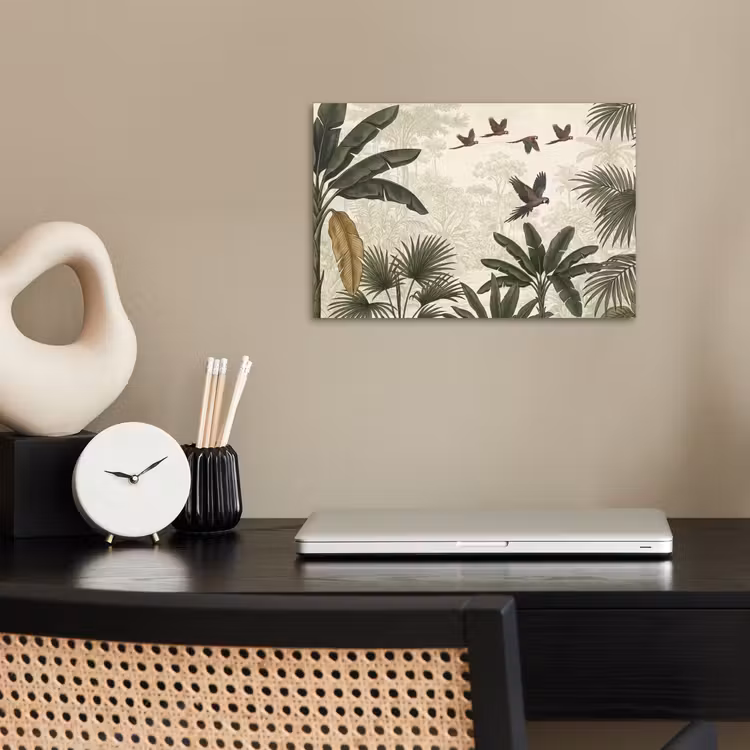 Poster - Papagaaien - Jungle - Tropisch - Green — 2