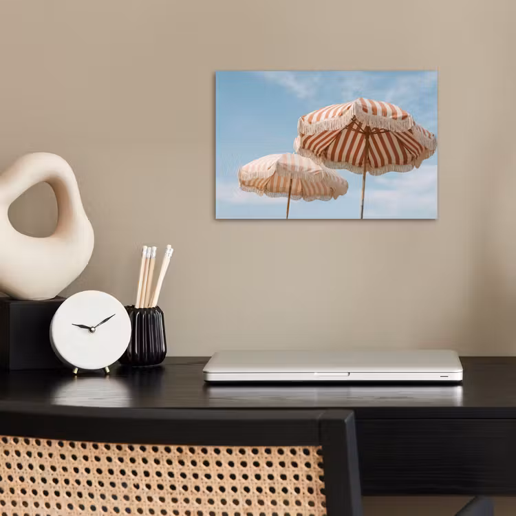 Poster - Parasol - Lucht - Rood — 2