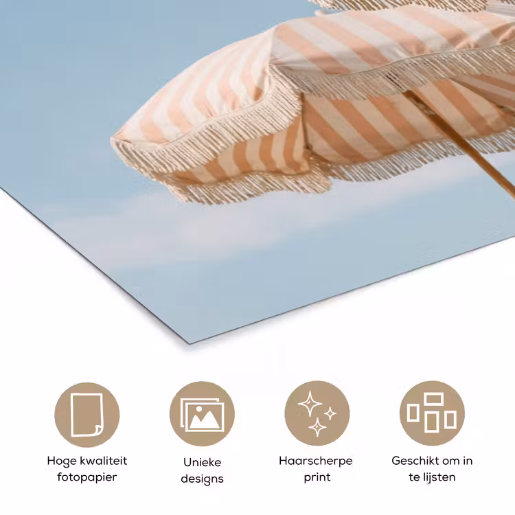Poster - Parasol - Lucht - Rood — 5