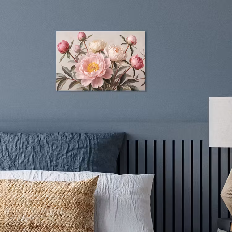 Poster - Pioenrozen - Boeket - Roze — 3