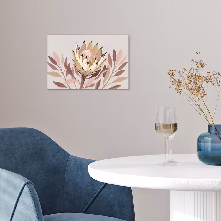 Poster - Protea - Bloem - Botanisch - Beige — 4
