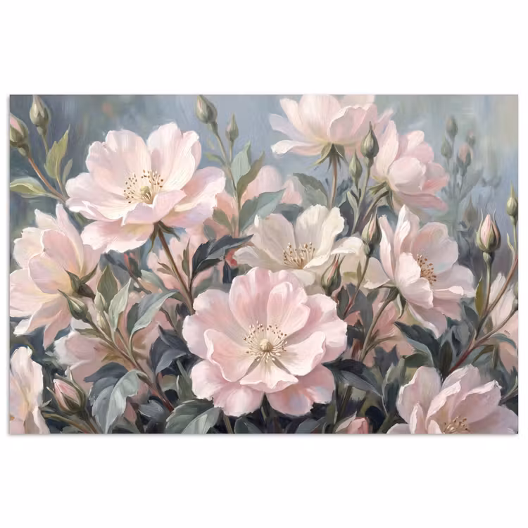 Poster - Rozen - Illustratie - Roze — 1