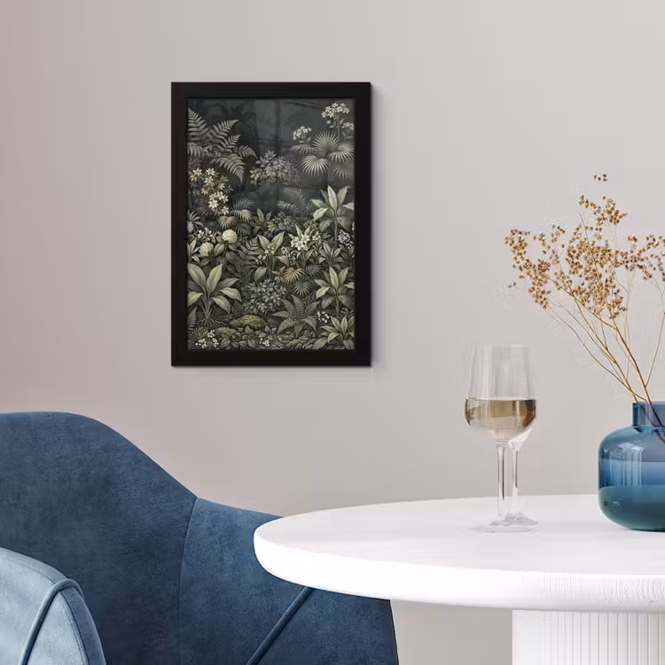 Poster met lijst - Jungle - Bladeren - Botanisch - Groen — 2