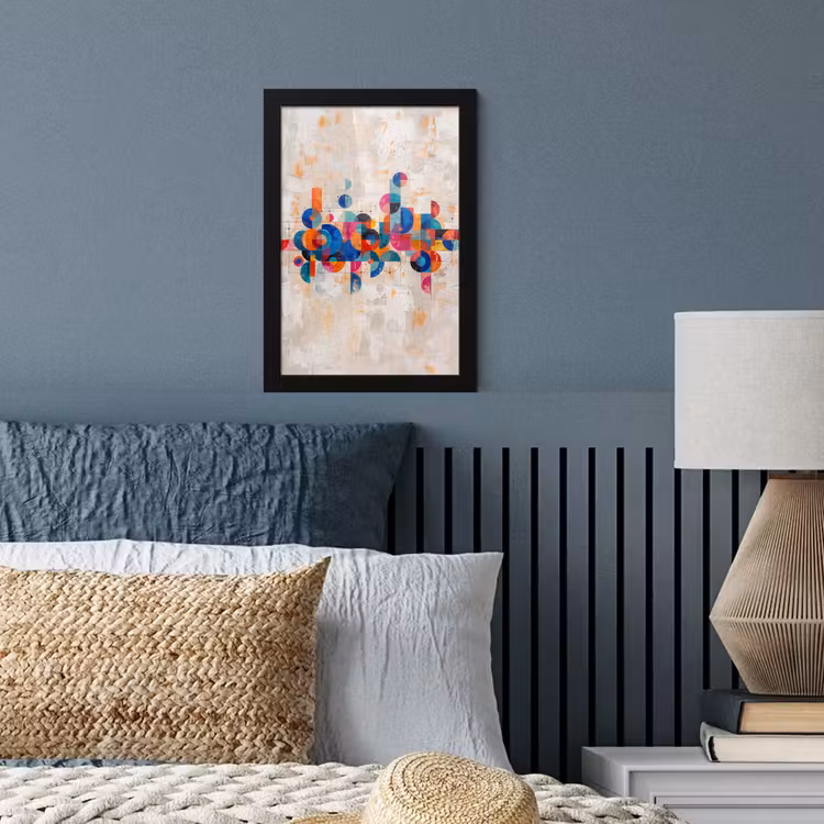 Poster met lijst - Kunst - Geometrisch - Abstract - Kleurrijk — 4