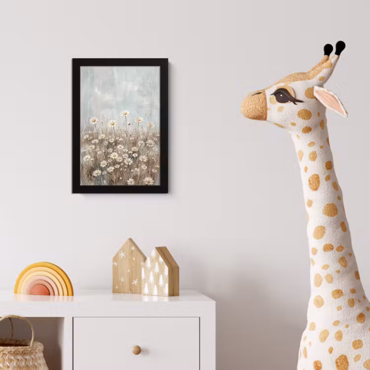 Poster met lijst - Madelief - Illustratie - Wit — 5