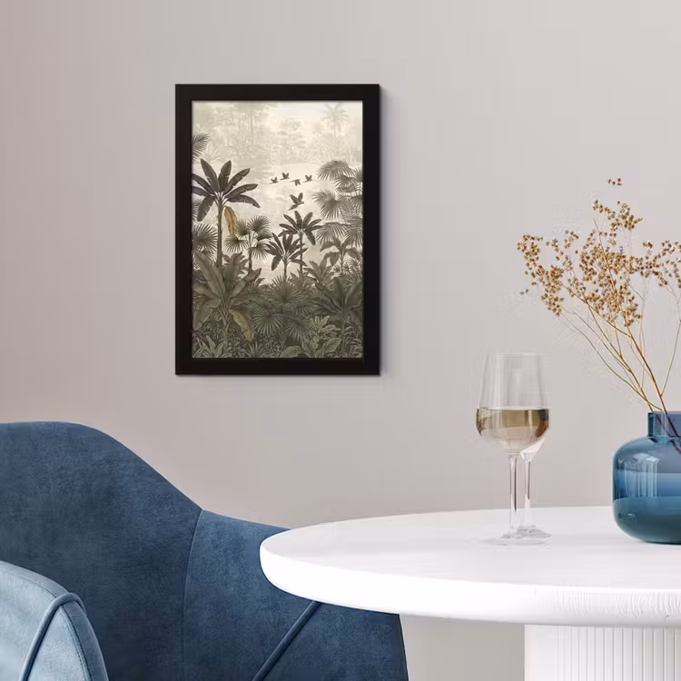 Poster met lijst - Papagaaien - Jungle - Tropisch - Green — 2