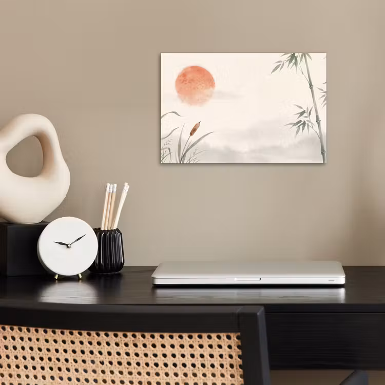 Poster - Minimalistisch - Bamboe - Groen — 2