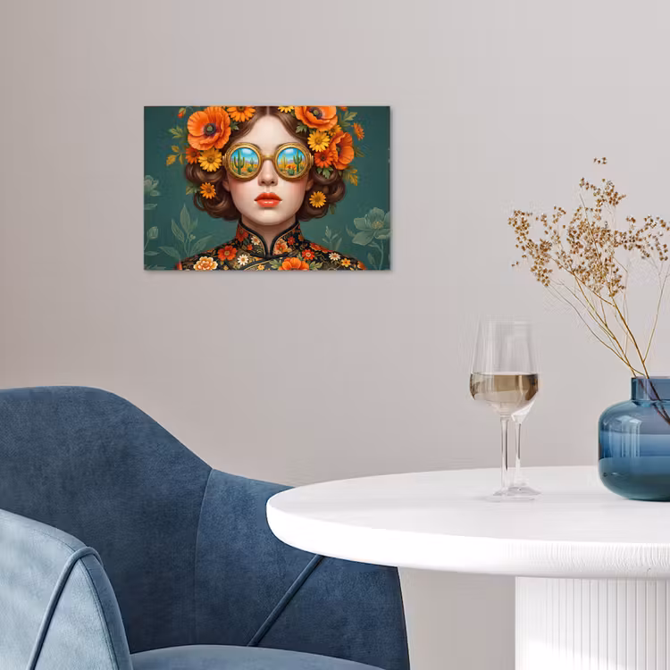 Poster - Portret - Vrouw - Kleurrijk - Expressief — 4