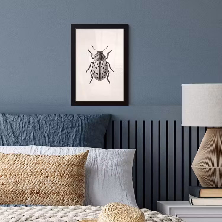 Poster met lijst - Kever - Insect - Vintage — 4