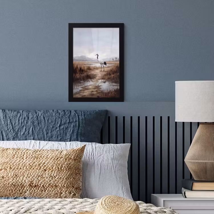 Poster met lijst - Kraanvogel - Natuur - Realistisch — 4
