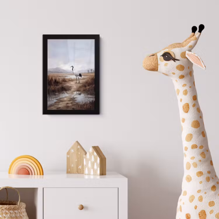 Poster met lijst - Kraanvogel - Natuur - Realistisch — 5