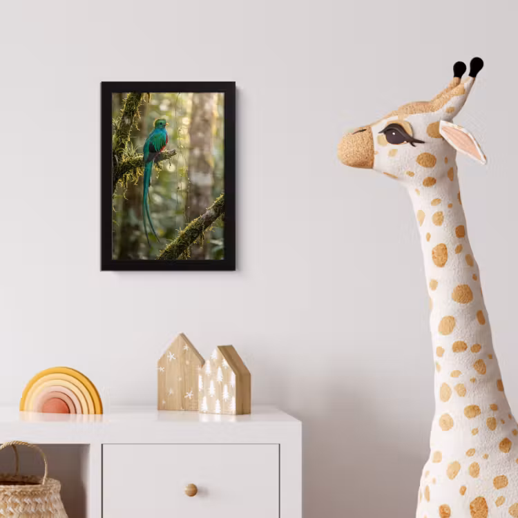 Poster met lijst - Quetzal - Jungle - Natuur - Groen — 5