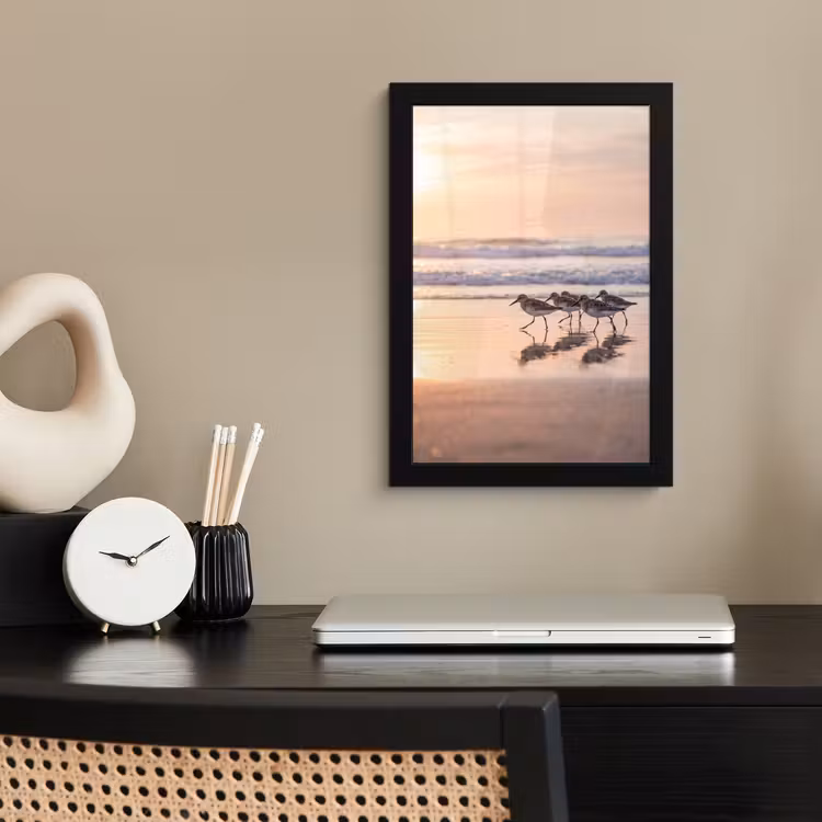 Poster met lijst - Zee - Vogels - Strand — 3