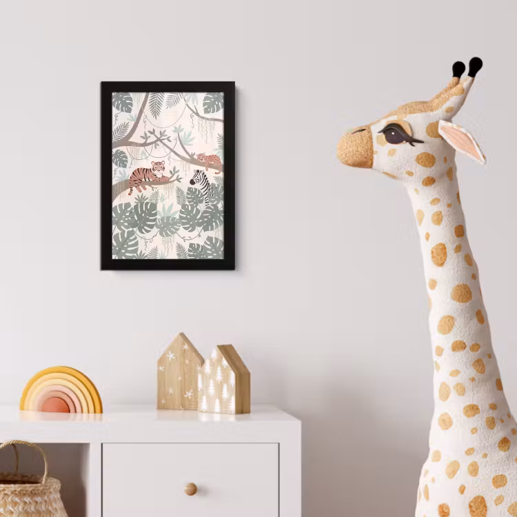 Poster met lijst - Jungle - Rustiek - Pastel — 5