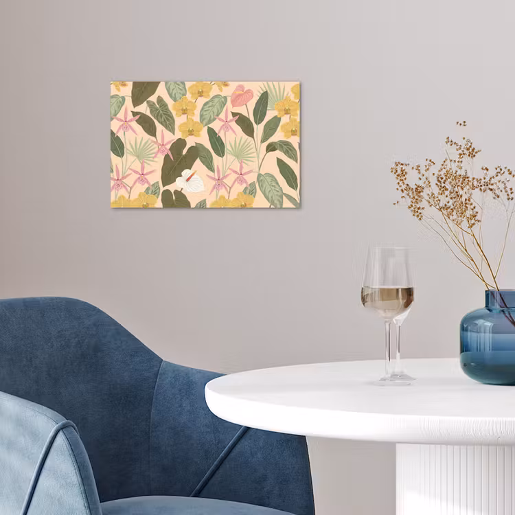 Poster - Patroon - Bloemen - Kleurrijk — 4