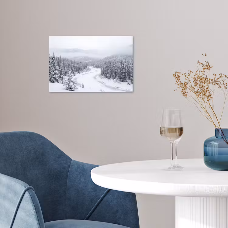 Poster - Rivier - Bevroren - Landschap - Winter — 4