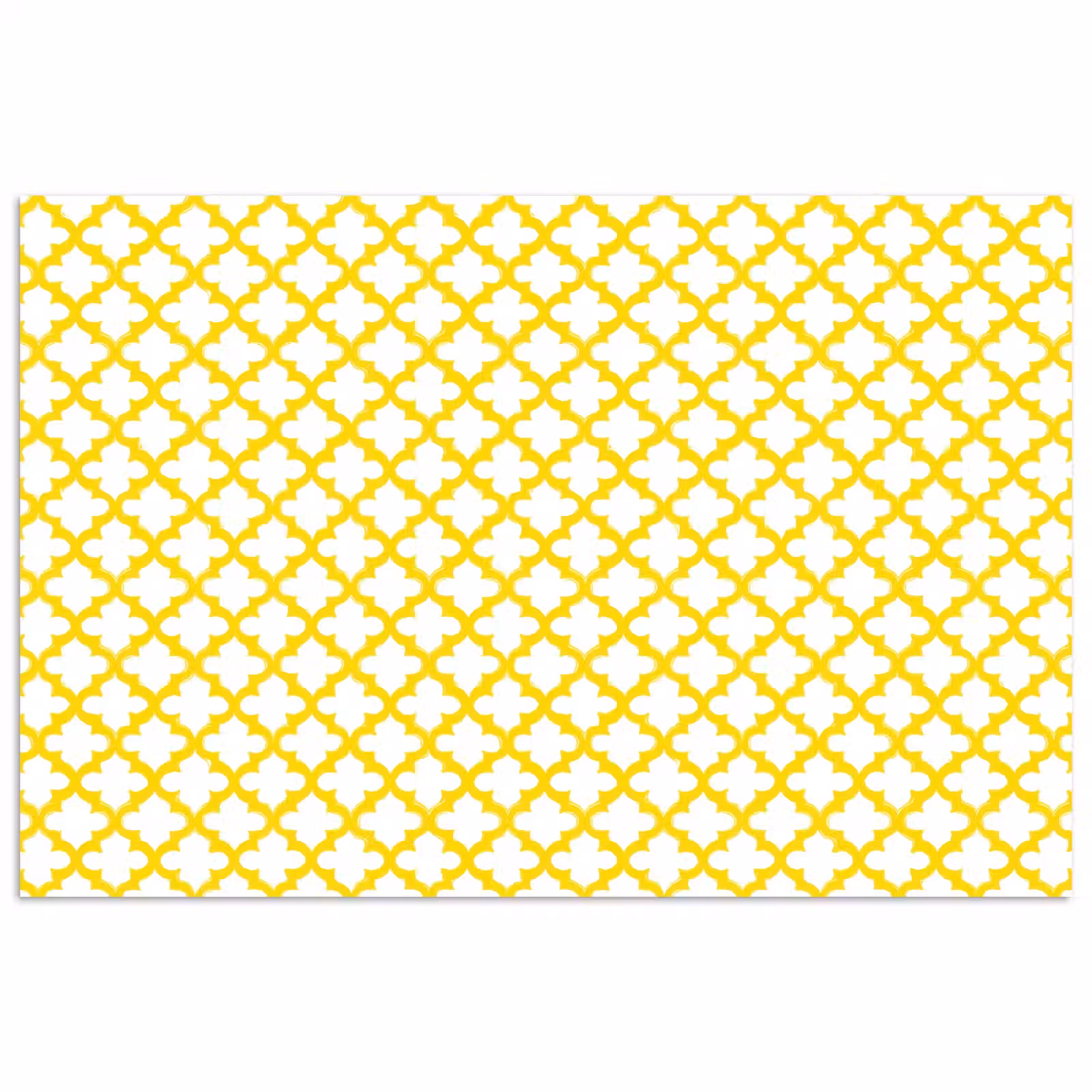 Poster - Patroon - Geometrisch - Klassiek - Geel — 1