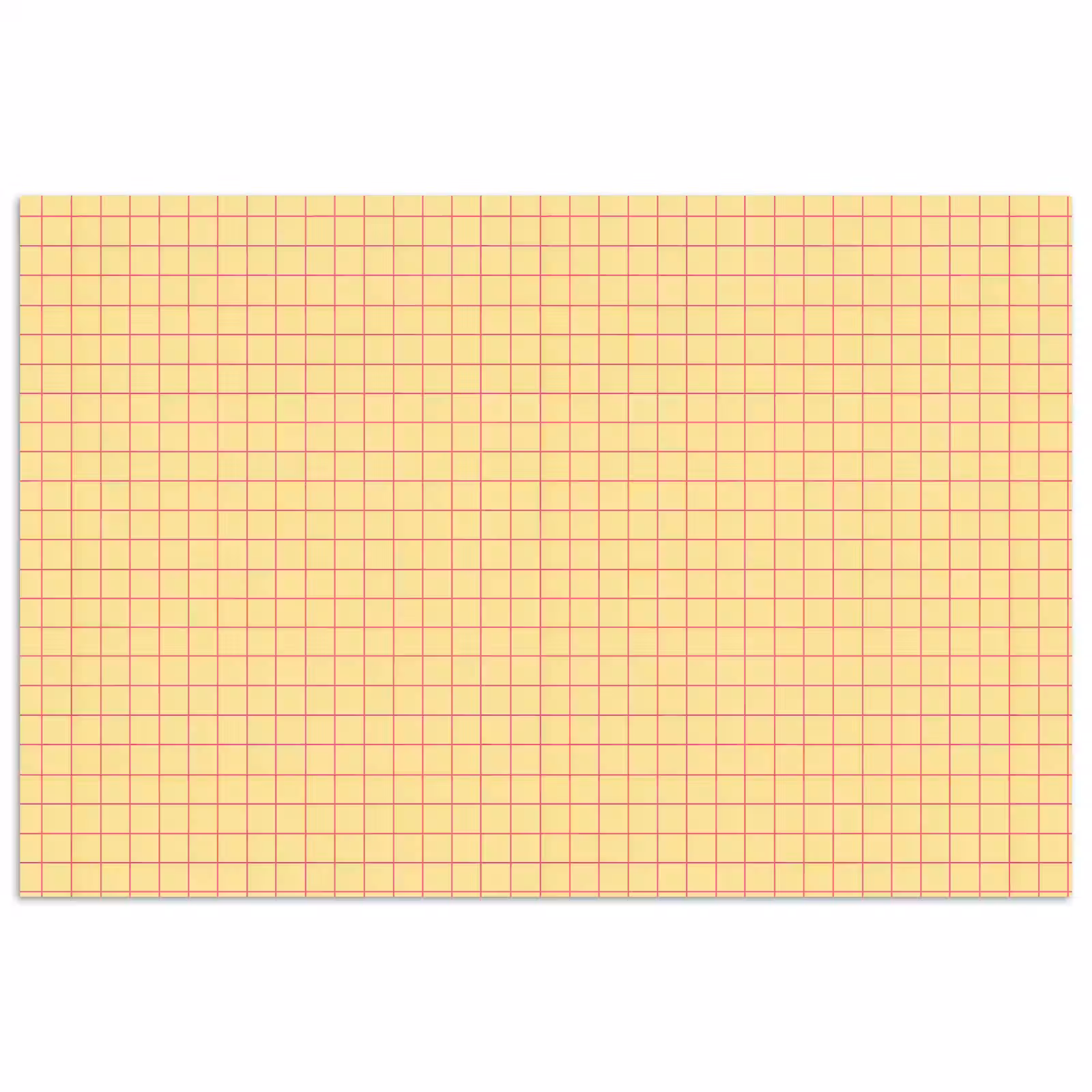 Poster - Ruitjes - Grid - Minimalistisch - Geel - Roze — 1