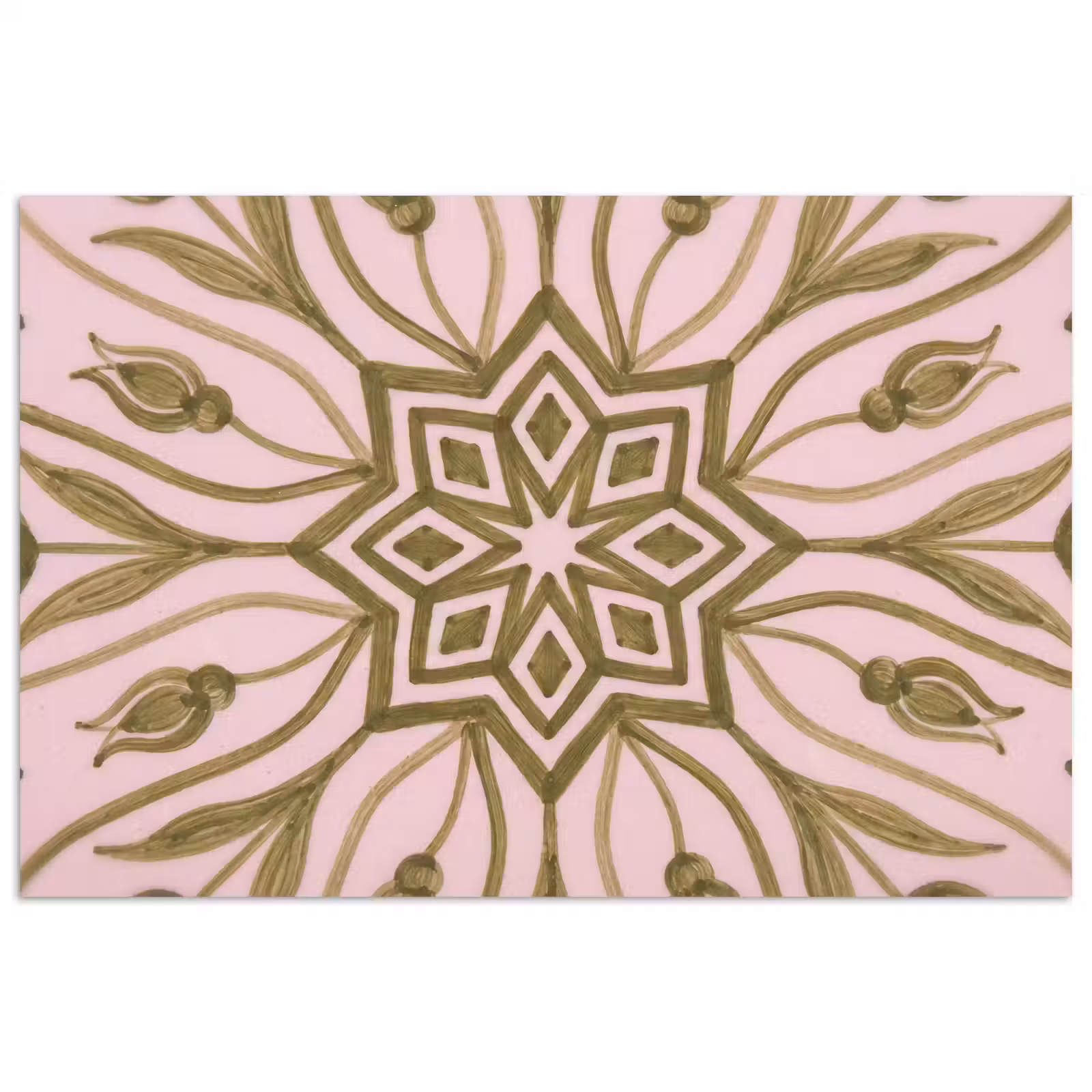 Poster - Patroon - Mandala - Decoratie - Abstract - Groen — 1