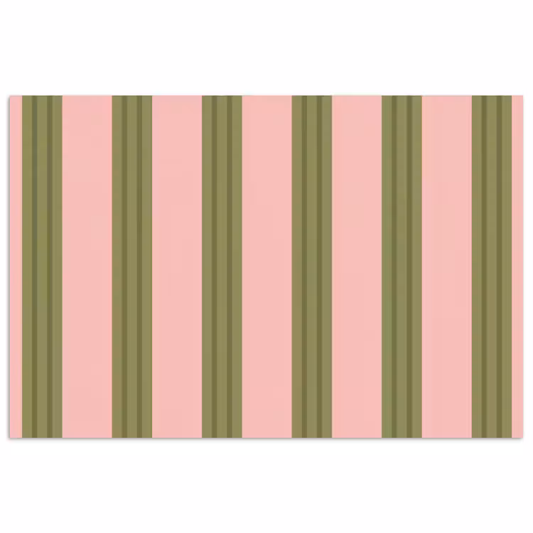Poster - Patroon - Strepen - Abstract - Roze - Groen — 1
