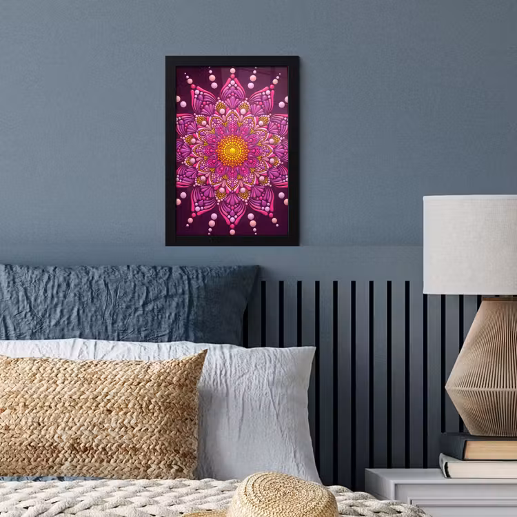 Poster met lijst - Patroon - Stippen - Abstract - Kleurrijk — 4