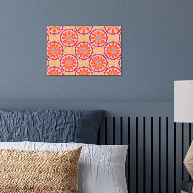 Poster - Patroon - Bloemen - Decoratief - Kleurrijk - Modern — 3