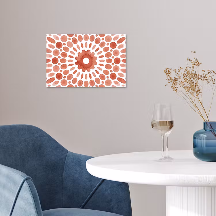 Poster - Patroon - Cirkels - Abstract - Modern - Rood — 4