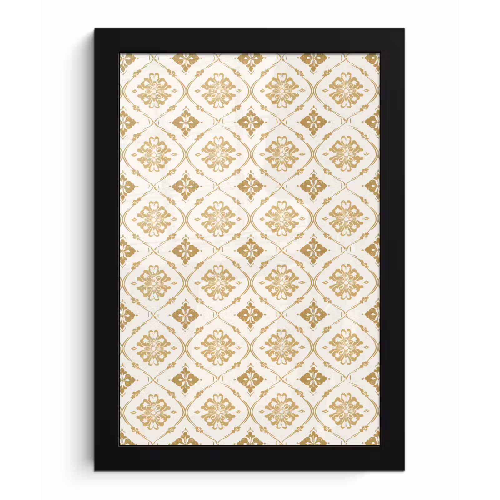 Poster met lijst - Ornament - Klassiek - Goud — 1