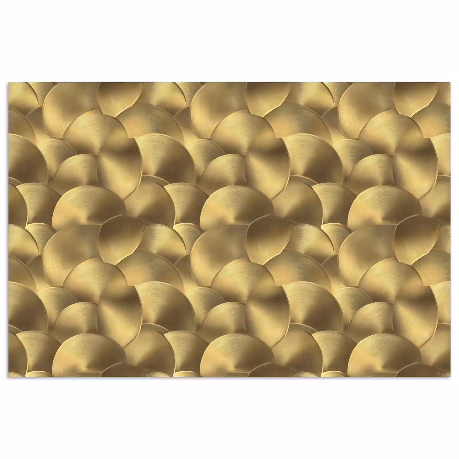 Poster - Modern - Cirkel - Goud — 1
