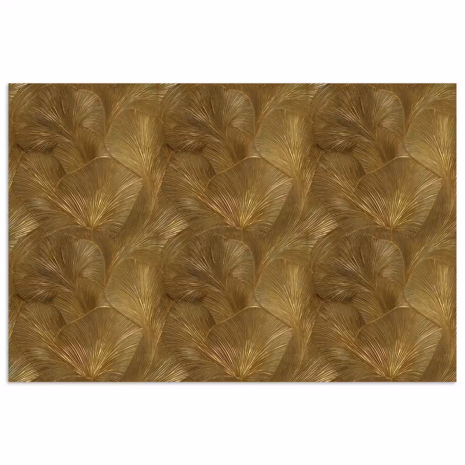 Poster - Organisch - Lijnen - Goud — 1