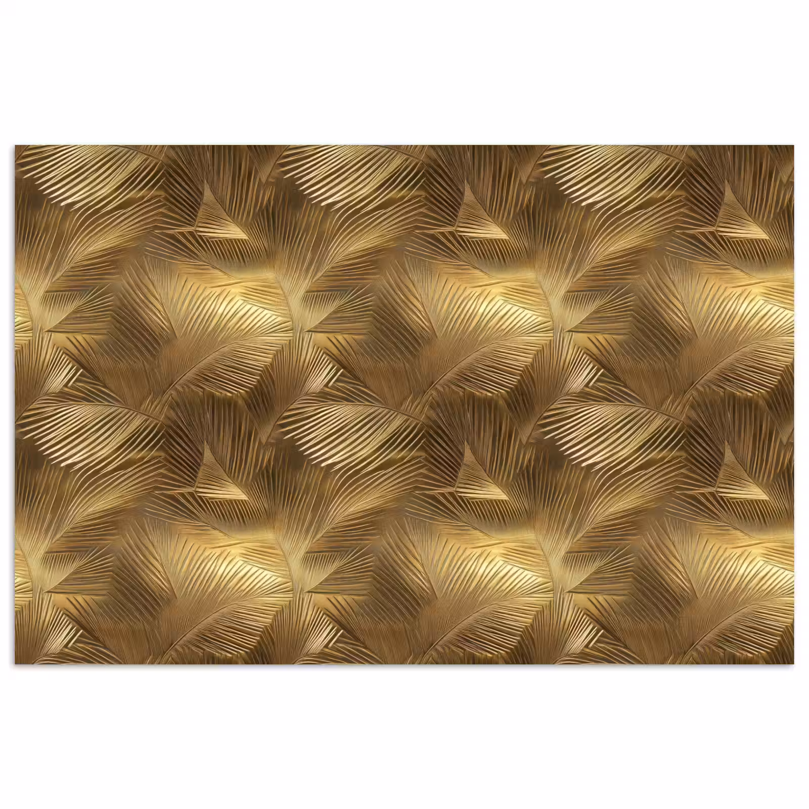 Poster - Palm - Waaier - Goud — 1