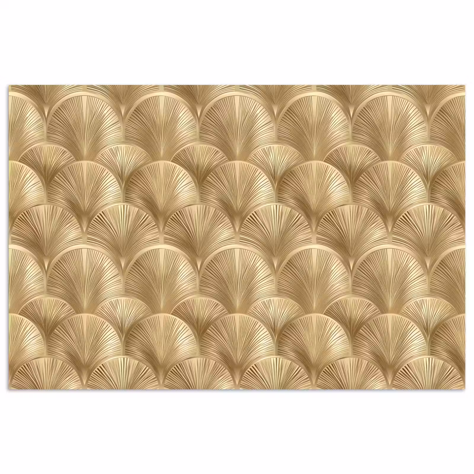 Poster - Patroon - Waaier - Goud — 1