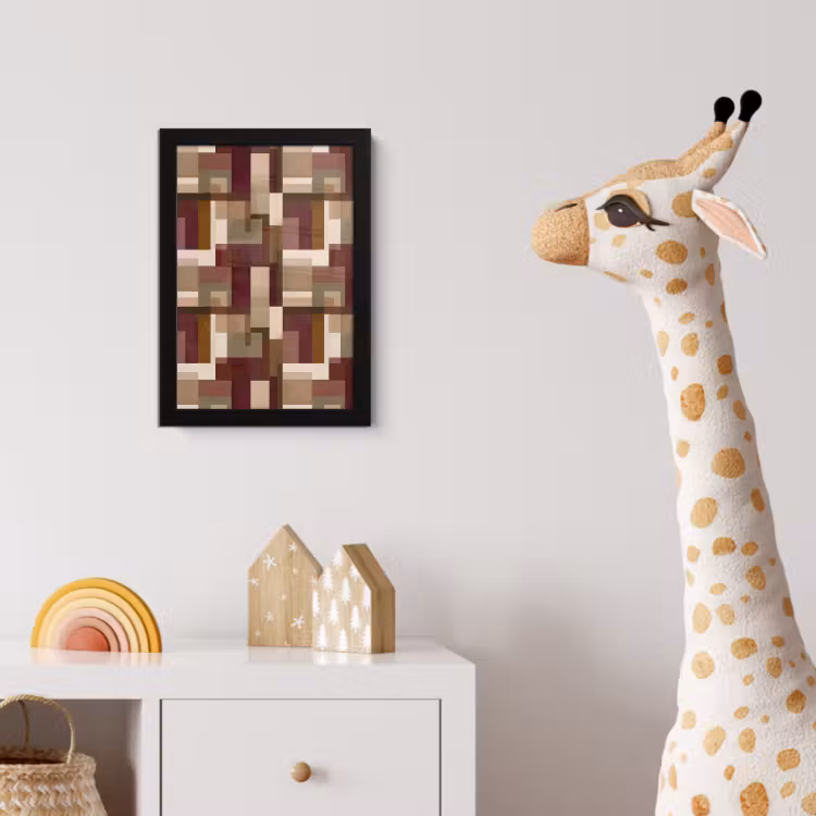 Poster met lijst - Modern - Geometrie - Kleurrijk — 5