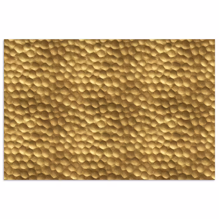 Poster - Metaal - Dynamisch - Goud — 1