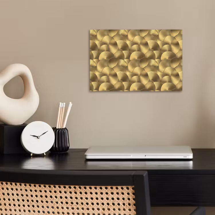 Poster - Modern - Cirkel - Goud — 2