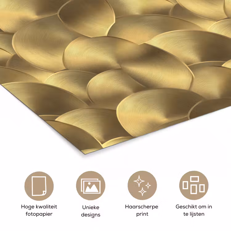 Poster - Modern - Cirkel - Goud — 5