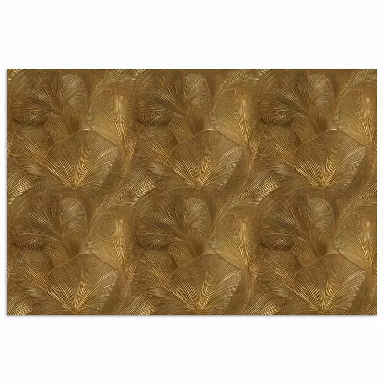 Poster - Organisch - Lijnen - Goud — 1
