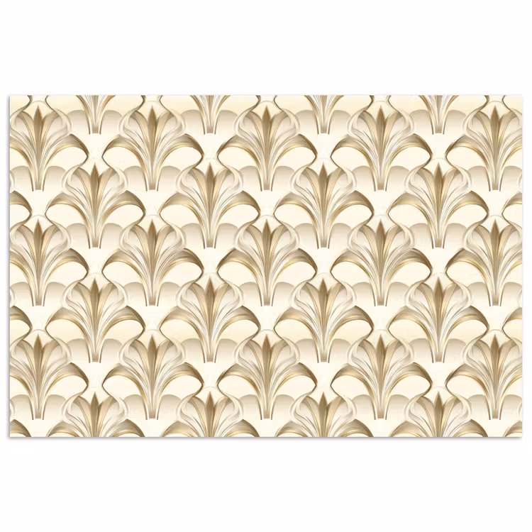 Poster - Ornament - Barok - Goud — 1