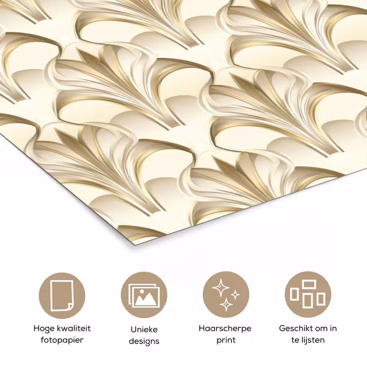Poster - Ornament - Barok - Goud — 5